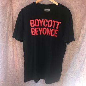 Boycott Beyoncé T-shirt size large